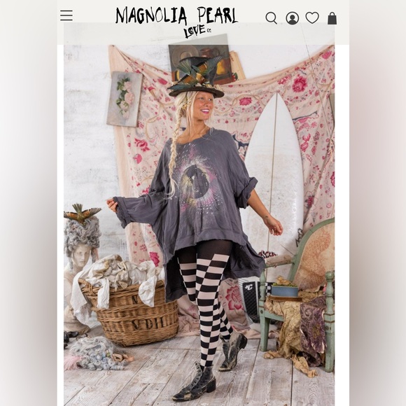 Magnolia Pearl Tops - Magnolia Pearl disco ora sweatshirt